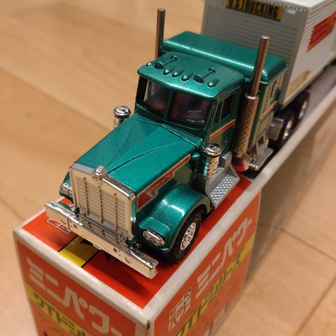 完品 シンセイ ミニパワー 1/64 ケンウォース バントレーラー MINI