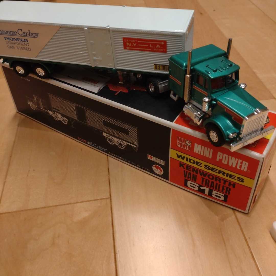 完品 シンセイ ミニパワー 1/64 ケンウォース バントレーラー MINI