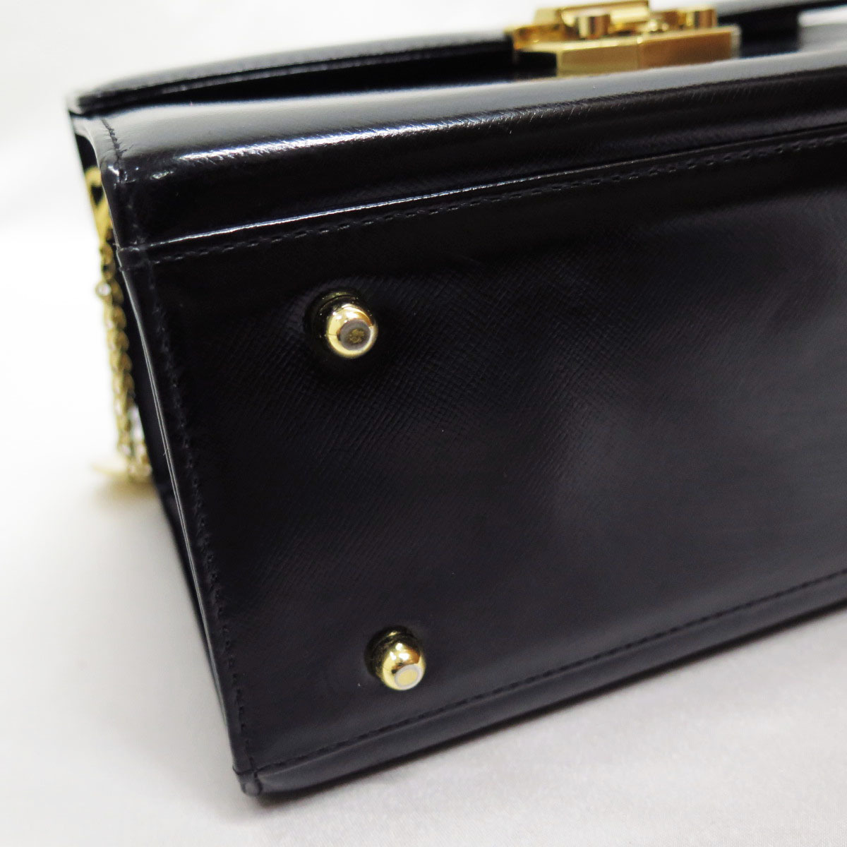 GIANNI VERSACE SUN BURST VANITY LEATHER BAG ジャンニヴェルサーチ 