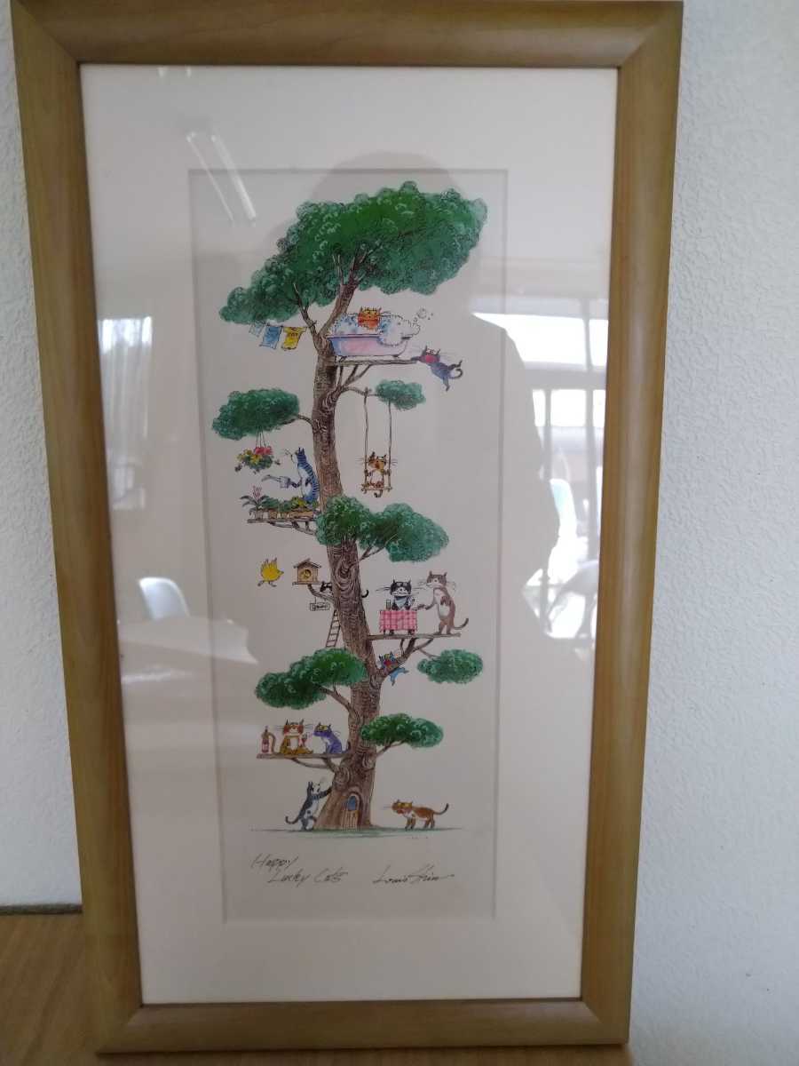 Happy Lucky cats - メルカリ 猫 ルイ・シン 平野琳人 絵画 ネコ ルイ