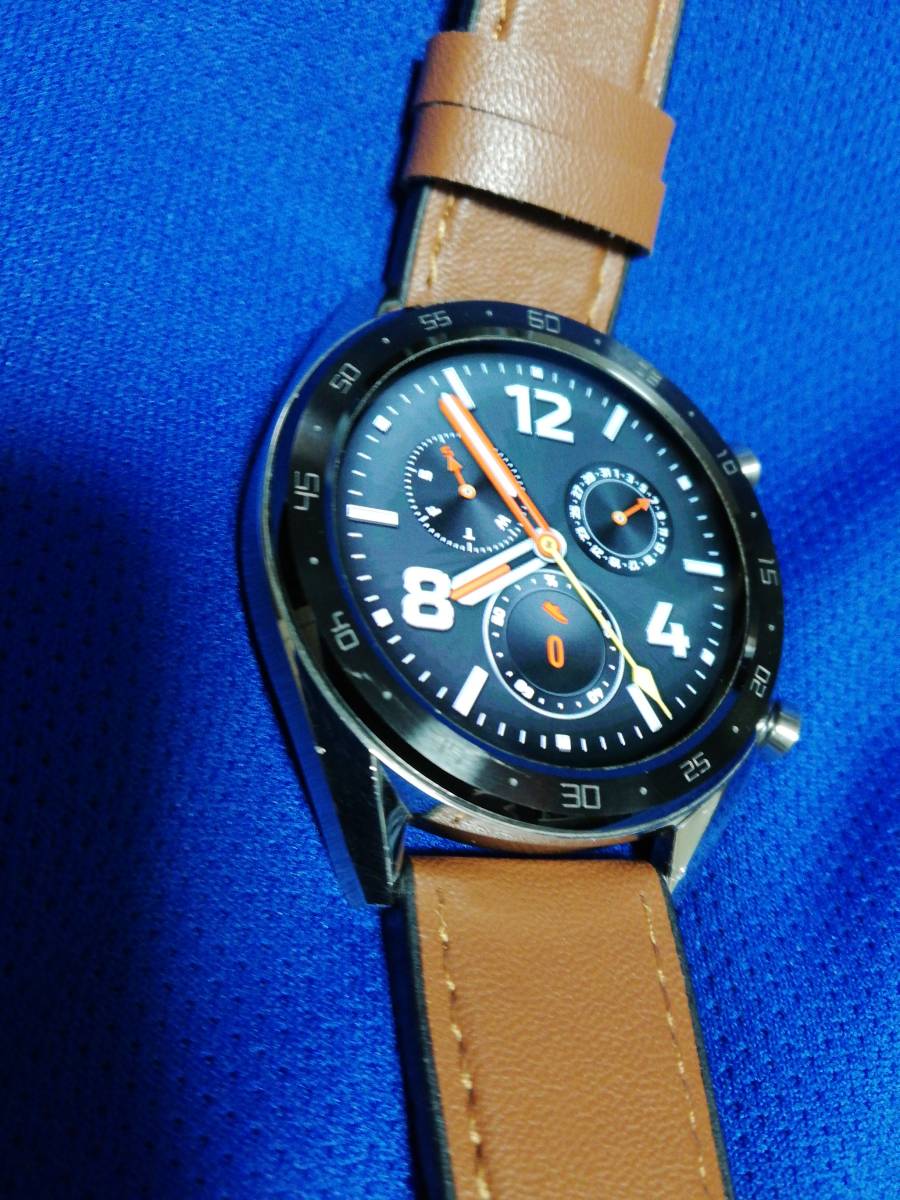 GT バンド 0 シリコンバンド ウォッチ 42mm&frasl;GT HUAWEI WATCH GT (新品バンドに交換済み)
