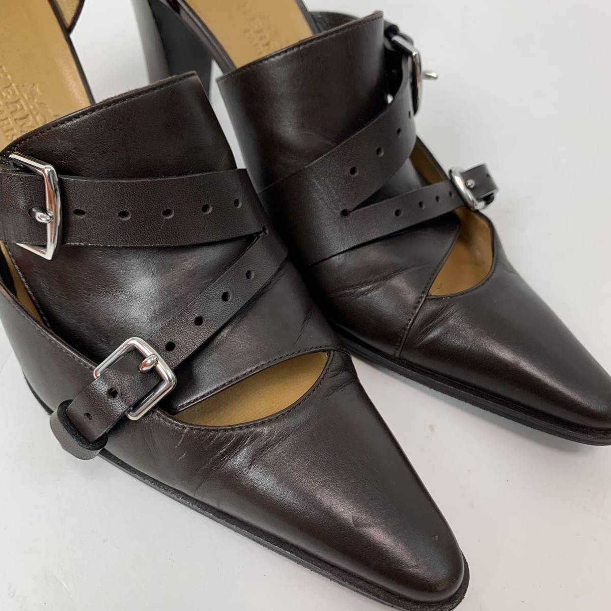パンプス 本革（ブランドエルメス）（レディース靴｜靴）の通販 レザー HERMES(エルメス) どんなコーデにも相性抜群☆HERMES コピー ベルト エルメス パンプス(レディース) - ブランド通販のBUYMA バックル（ブランドエルメス）（パンプス｜レディース靴 ストラップ（ブランドエルメス）（レディース靴 レディース belt 105（ベルト）｜DECOUVERTE（デクー