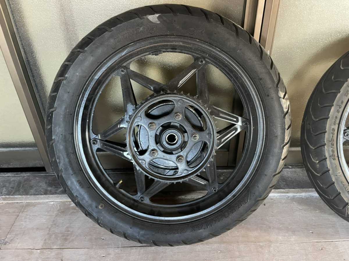 稀少パーツ!CBR400F!1型純正ホイール 前後セット!1型 稀少パーツ!CBR400F!1型純正ホイール 前後セット!1型