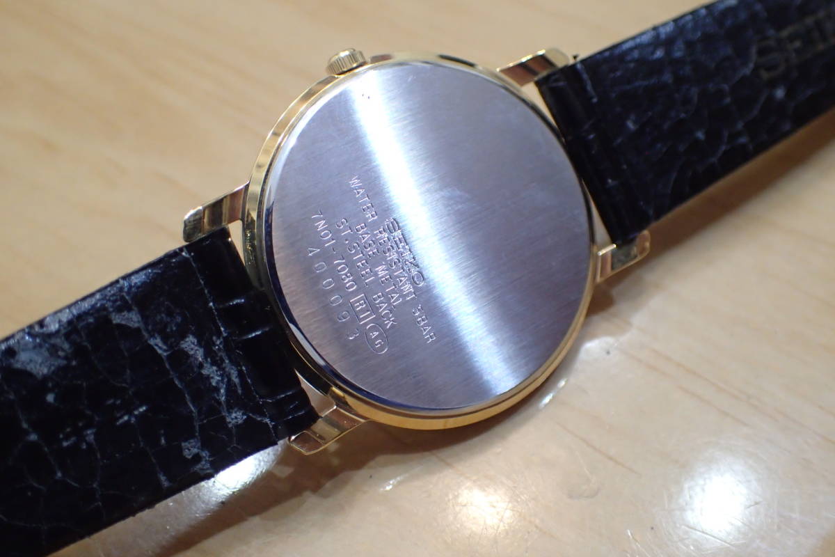 デッドストック SEIKO/セイコー SPIRIT/スピリット◇ 7N01-7080 メンズ 