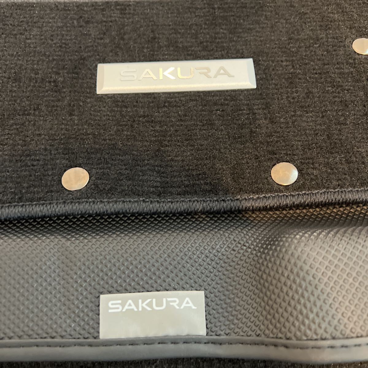 新品 未使用 日産 SAKURA 3D デュアルカーペット サクラ 純正 マット フロアマット 純正フロアマット 