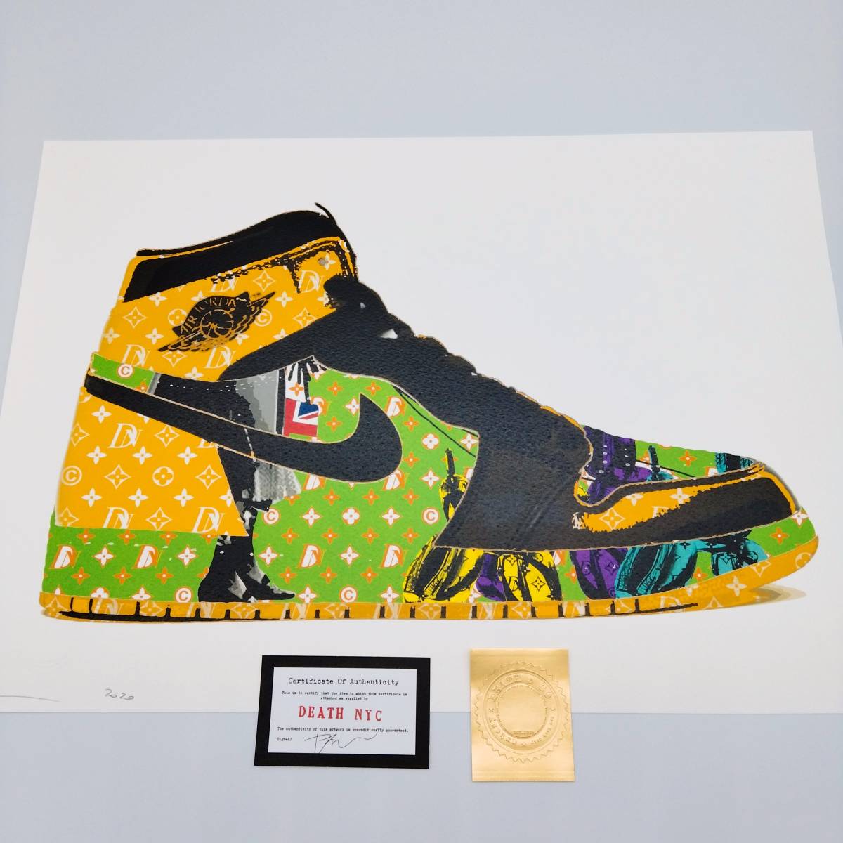 DEATH NYC 世界限定100枚 アートポスター エアジョーダン Air Jordan