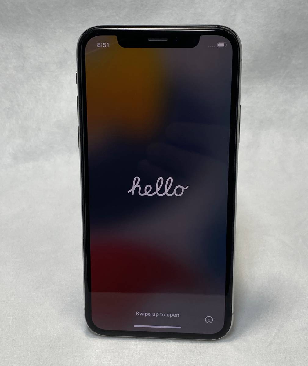 iPhone X シルバー 64GB SIMロック解除済み 中古品 iPhone スマホ本体