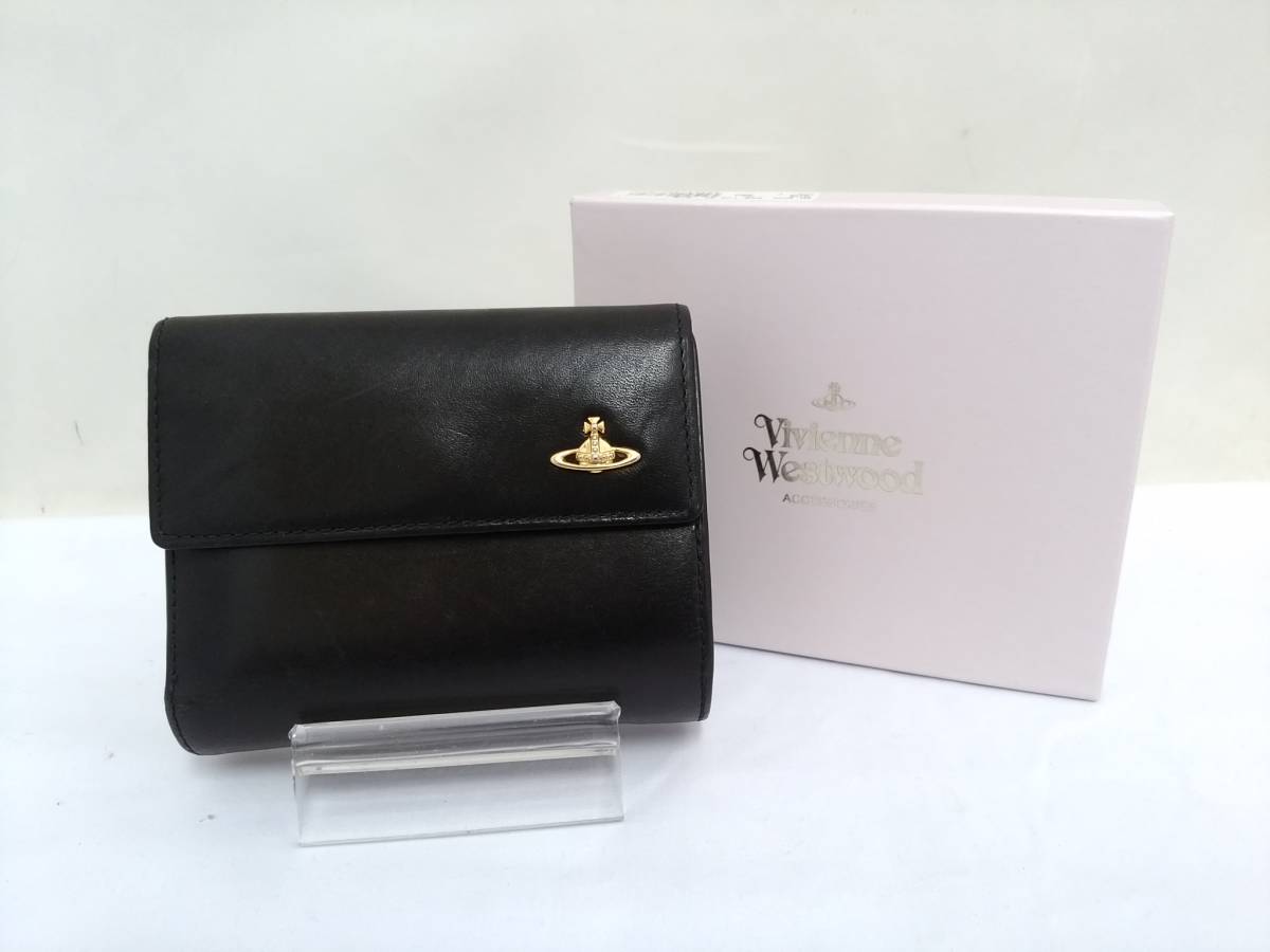 新品 ヴィヴィアンウエストウッド がま口 3つ折り財布 エグゼクティブ