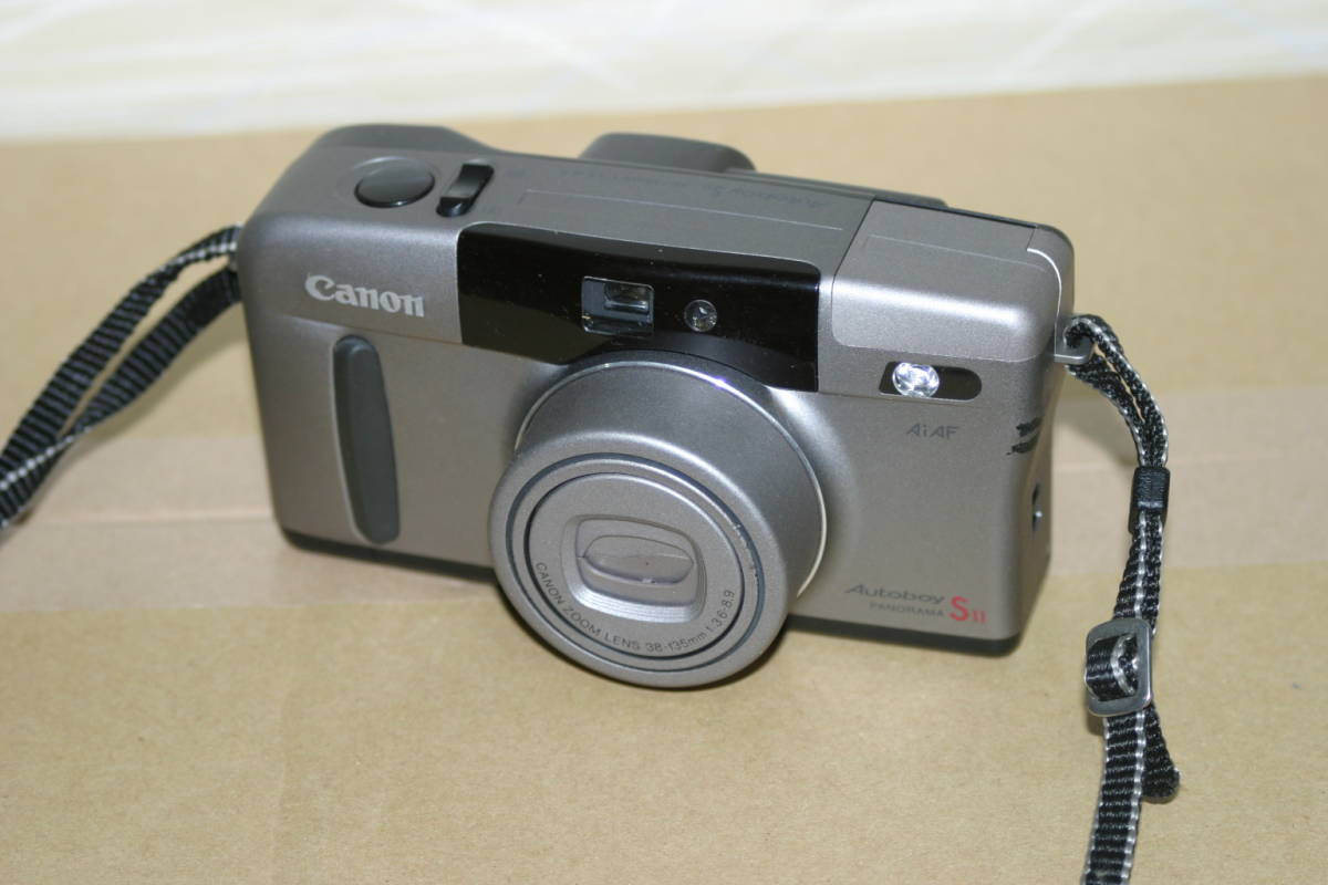 Autoboy Canon SⅡ S PANORAMA 動作確認済み 電池 ケース付 - メルカリ