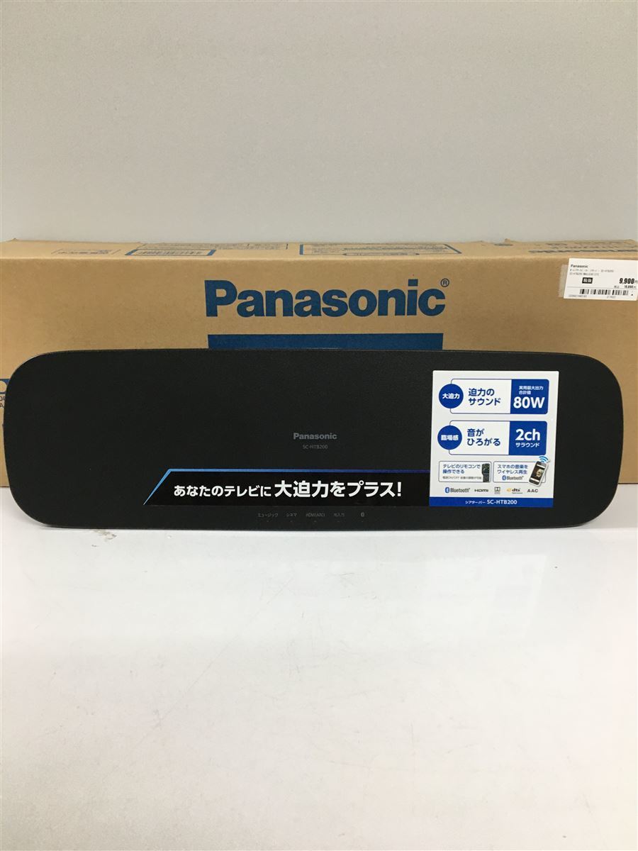 Panasonic SC-HTB200-K シアターバー スピーカー 【公式通販】