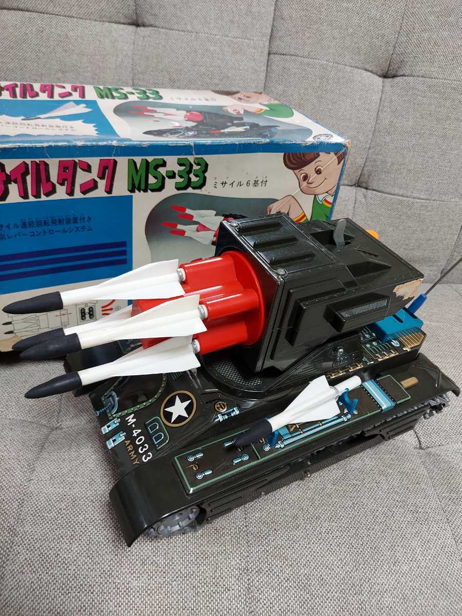 昭和レトロ ブリキ 増田屋 稀少 ミサイルタンクMS-33 公式通販 Yahoo