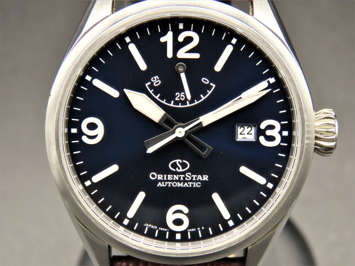 1円 箱 保証書付 稼動品 正規品 ORIENT オリエントスター F6N4-UAE0 
