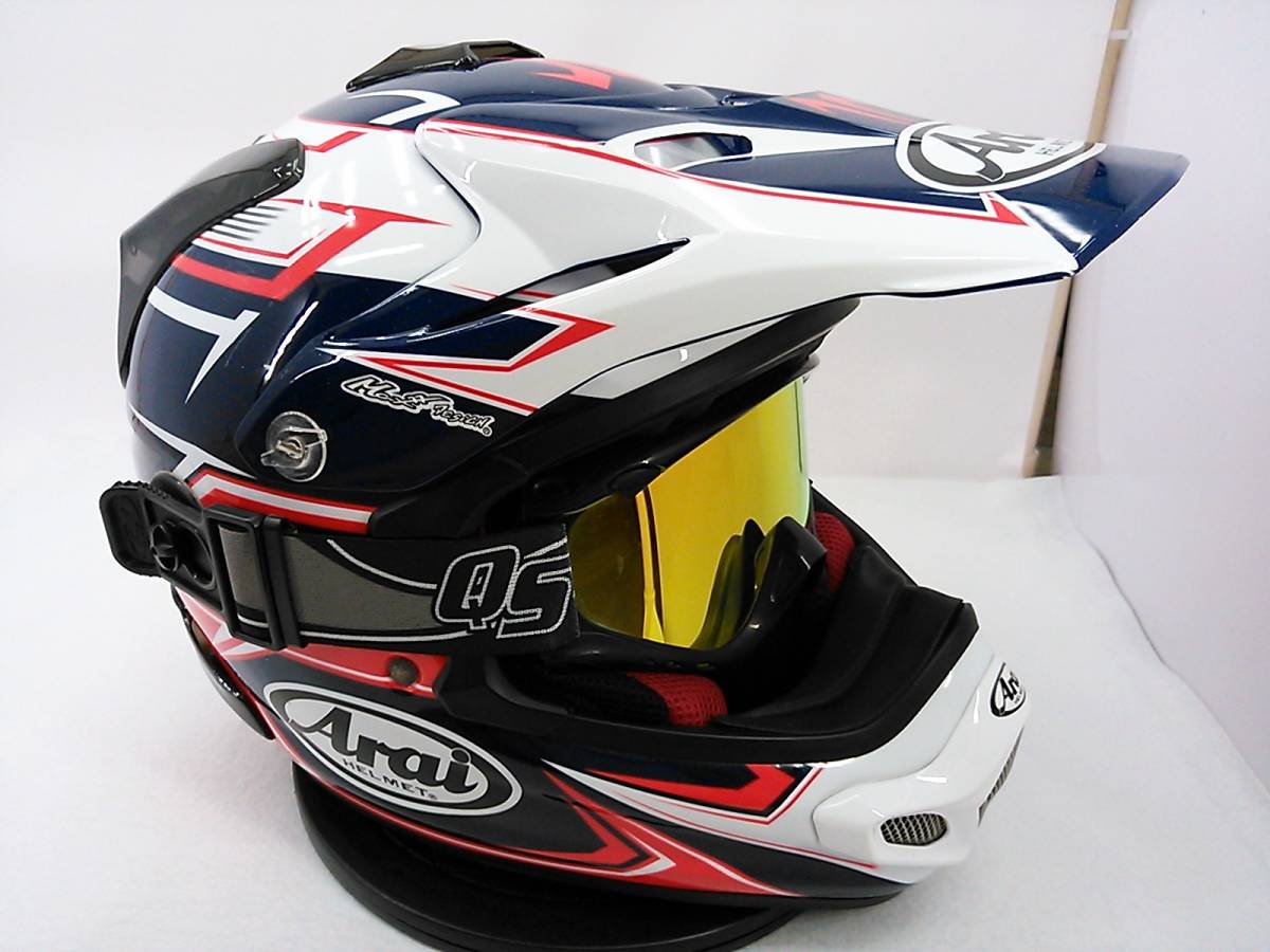 ARAI V-CROSS4 SLY サイズ XL ゴーグル付き - その他
