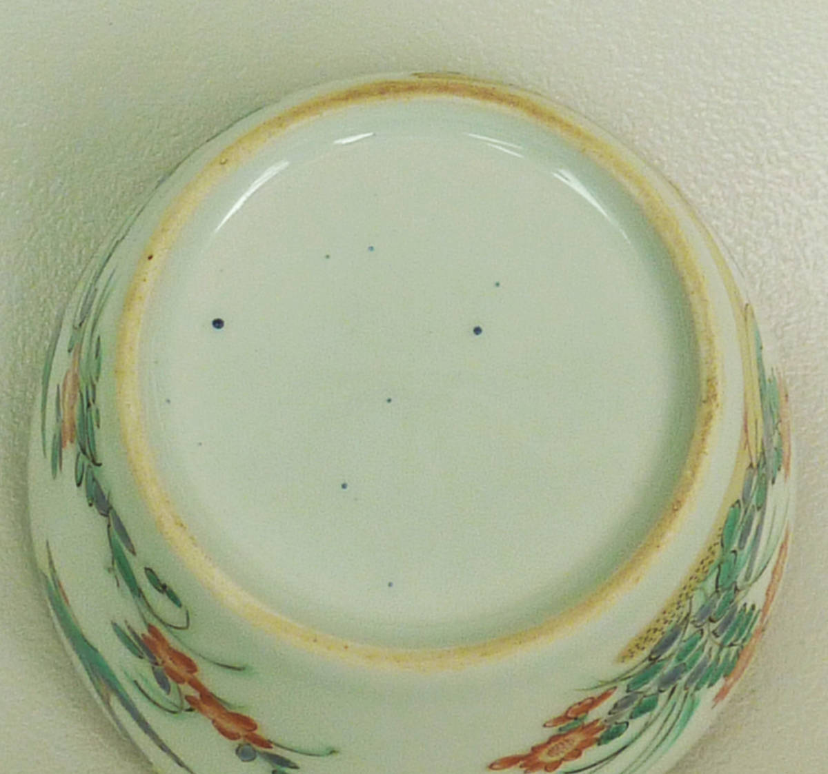 古伊万里 色絵 花に蝶の図 蕎麦猪口 B096AS-CSs公式通販