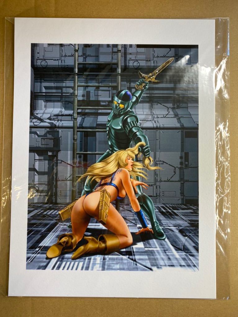 COBRA ドミニク・ロイヤル　複製原稿 寺沢武一　新品未開封 コブラ 複製原画 No.15 刺青の女 ドミニク・ロイヤル COBRA 寺沢武一