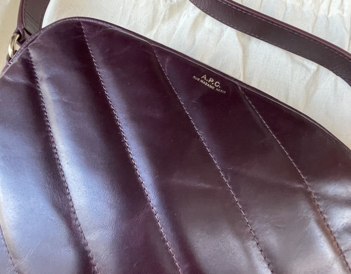 希少】アーペーセー a.p.c ショルダーバッグ キルティングバッグ