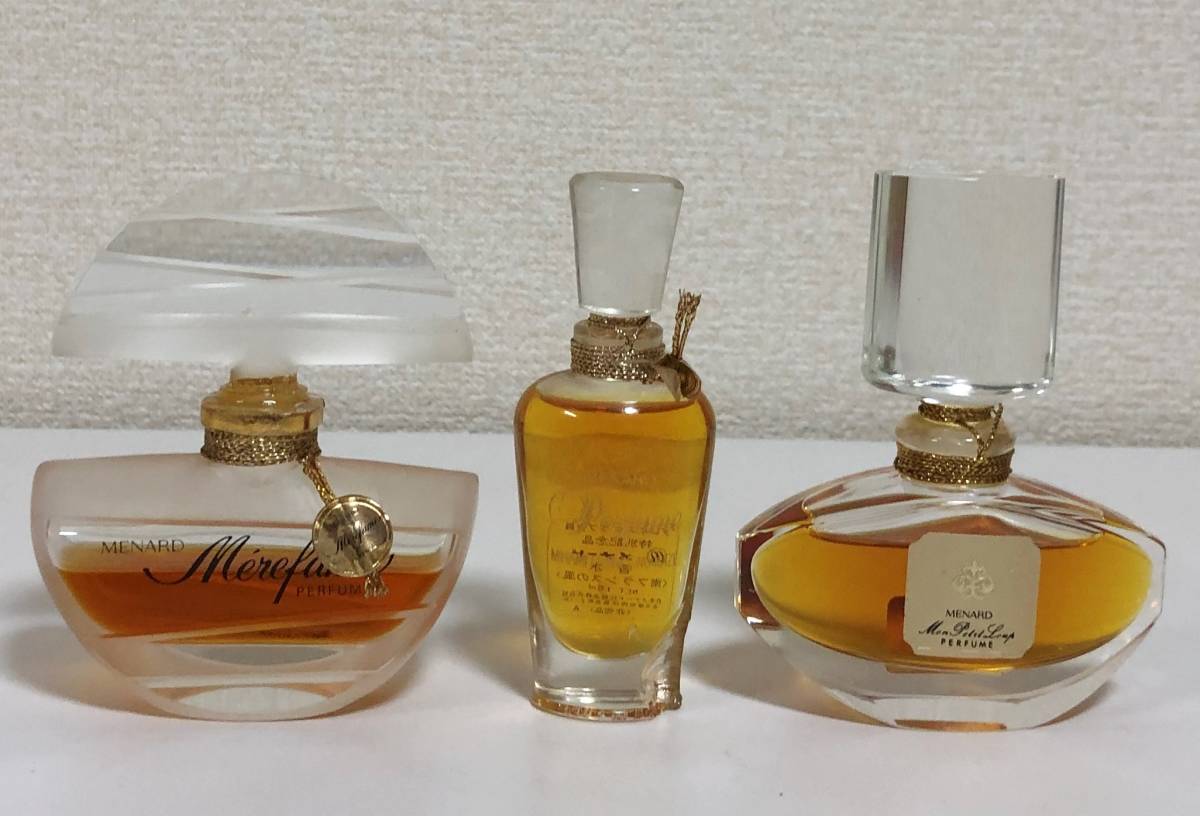  メナード モンプティルウ メルファム 香水 3本 まとめて(その他)｜売買されたオークション情報、yahooの商品情報をアーカイブ公開 - オークファン その他