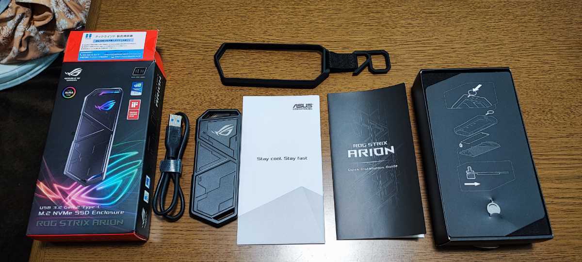 ROG M.2 Arion SSD ASUS STRIX NVMe Strix | Aluminum ARION Enclosure 