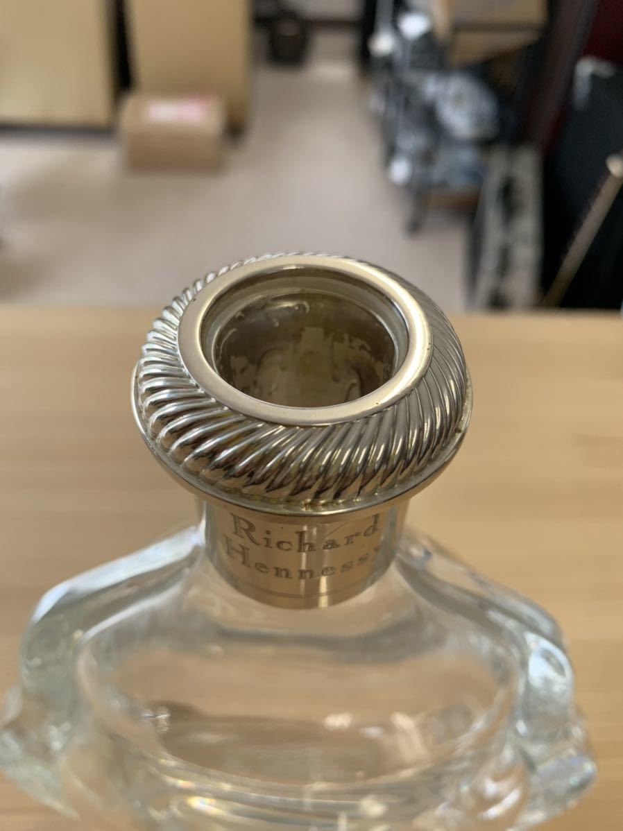 Hennessy Richard ヘネシー リシャール 旧ボトル 空瓶 栓、箱なし