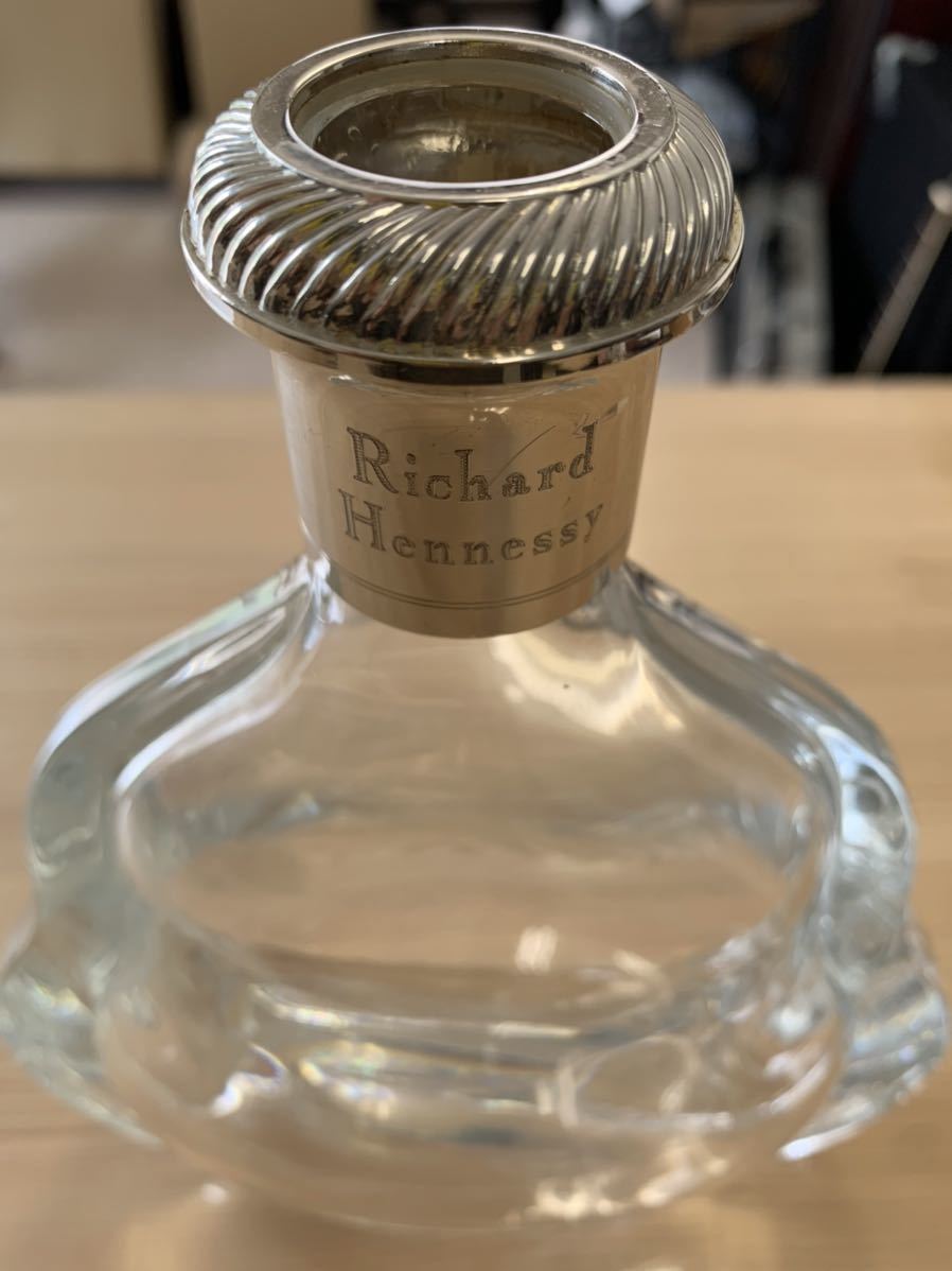 Hennessy Richard ヘネシー リシャール 旧ボトル 空瓶 栓、箱なし