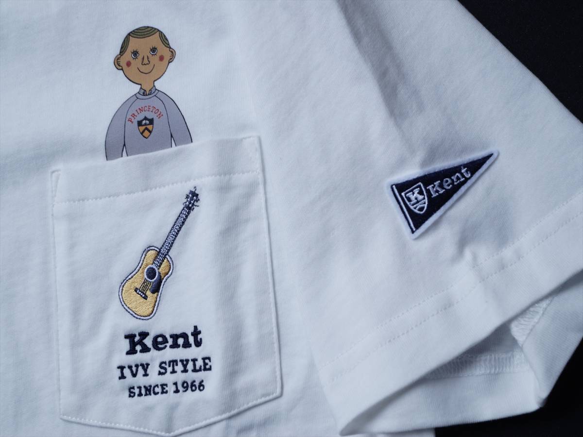 驚きの破格値，最新作 VAN JAC ヴァンヂャケット SINCE 1966 Kent IN TRADITION&times;KAZUO HOZUMI 穂積和夫 アイビーボーイ STYLE Tシャツ L ホワイト(イラスト、キャラクター)｜売買されたオークション情報、yahooの商品情報をアー Lサイズ