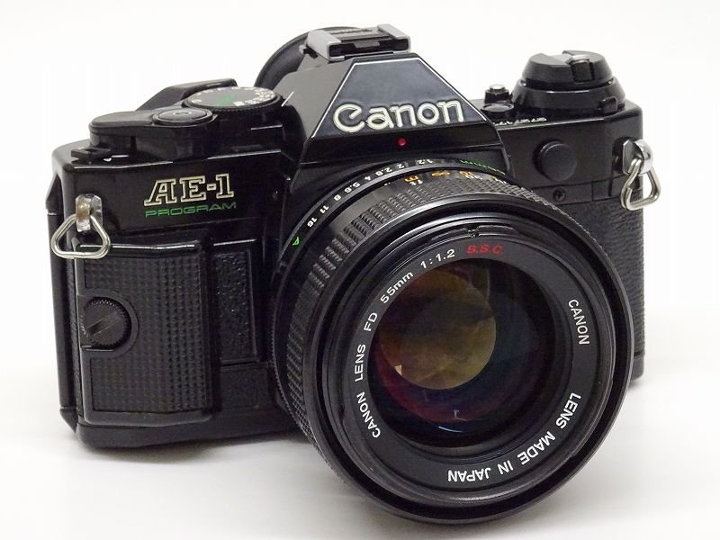 ○○Canon AE-1 PROGRAM/FD 55mm F1.2 S.S.C. フィルム 一眼レフカメラ FD