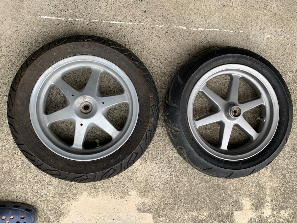 希少 レア JOG-R 純正ホイール BW'S50 3AA にポン付け可能 12インチ