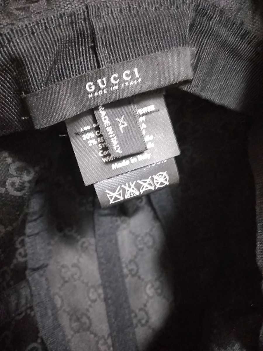 バケットハット GUCCI グッチ - GG柄 帽子 ブラック 黒 イタリア製 メルカリ キャンバス レディース GGキャンバス Mサイズ ハット (GUCCI&frasl;ハット