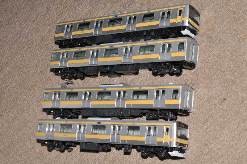 E231-0系通勤電車（総武線）4両基本セットTOMIX・HO-9008「鉄道模型 HO