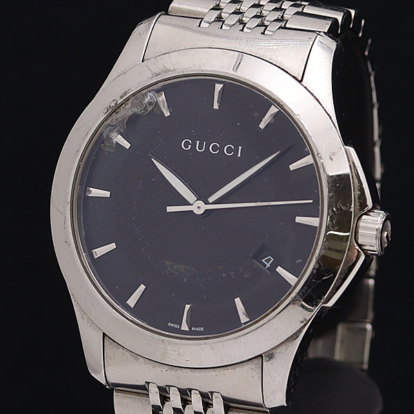 GUCCI - Gタイムレス デイト 126.4 グッチ クォーツ 126.4」の落札相場