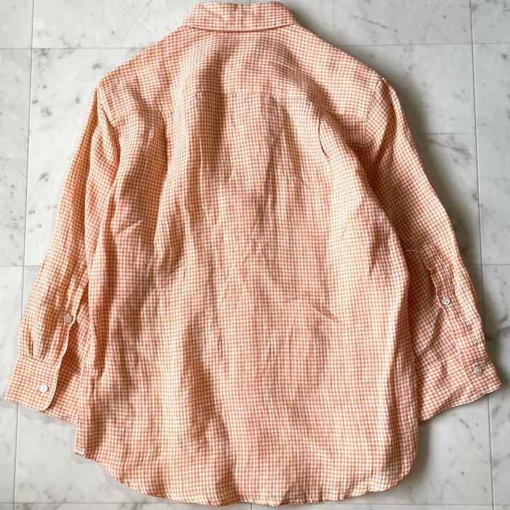 MaxMara マックスマーラ シャツ リネン 麻100% ストライプ 美品
