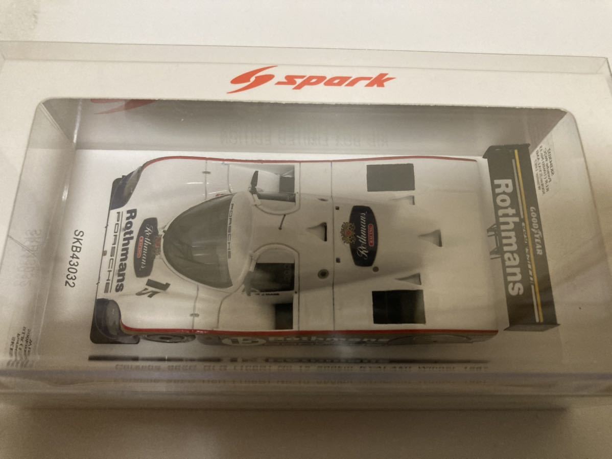 1/43 キッドボックス特注 ロスマンズ・ポルシェ962C RLR（106B）1987年