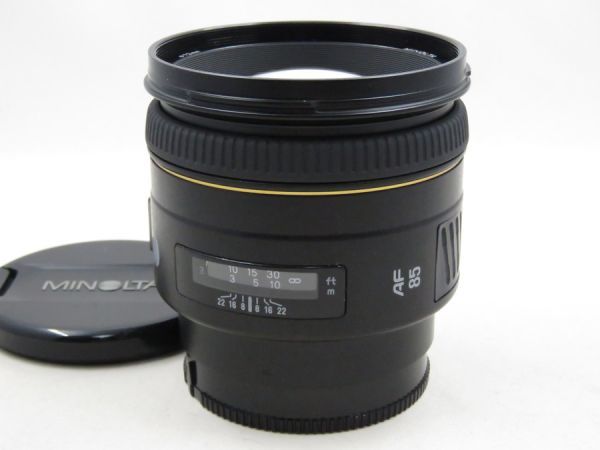  18603V4 超極上 MINOLTA AF 85mm F1.4 G SonyA(ソニー、ミノルタ)｜売買されたオークション情報、yahooの商品情報をアーカイブ公開 - オークファン ソニー、ミノルタ