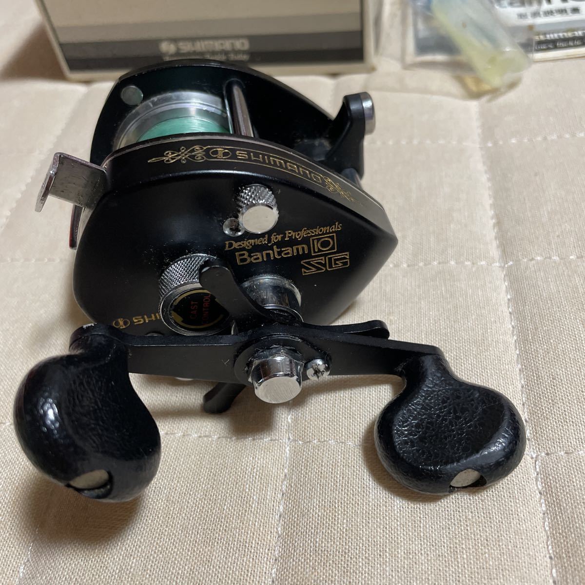 フィッシング シマノ オールドリールセット バンタム10SG BM-1