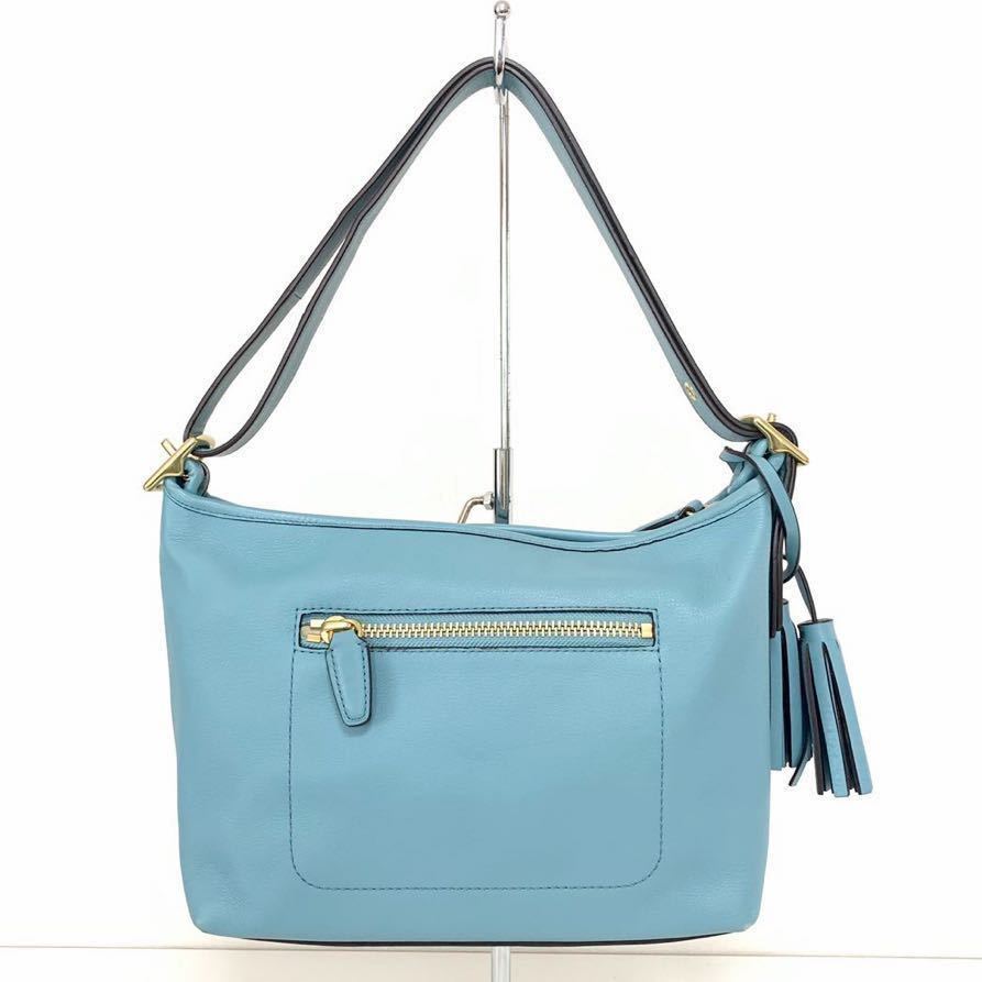 COACH コーチ ハンドバッグ ショルダーバッグ レザー タッセルチャーム 