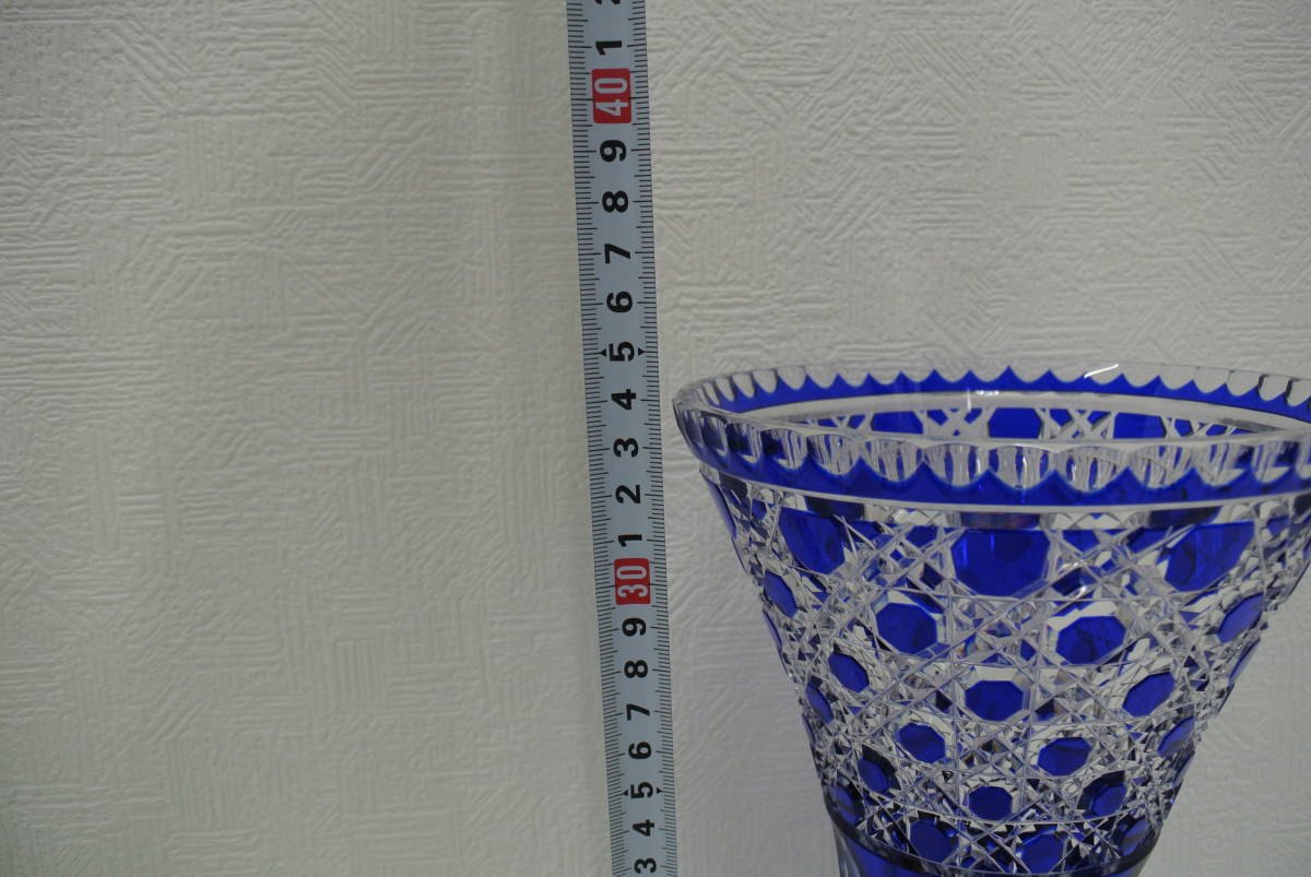 アンティーク祭 ボヘミアングラス 花瓶 花器 フラワーベース ボヘミア