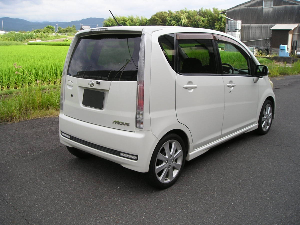 ムーヴカスタムRSターボ L175S後期 パール 車検ロング 美車(ムーヴ 