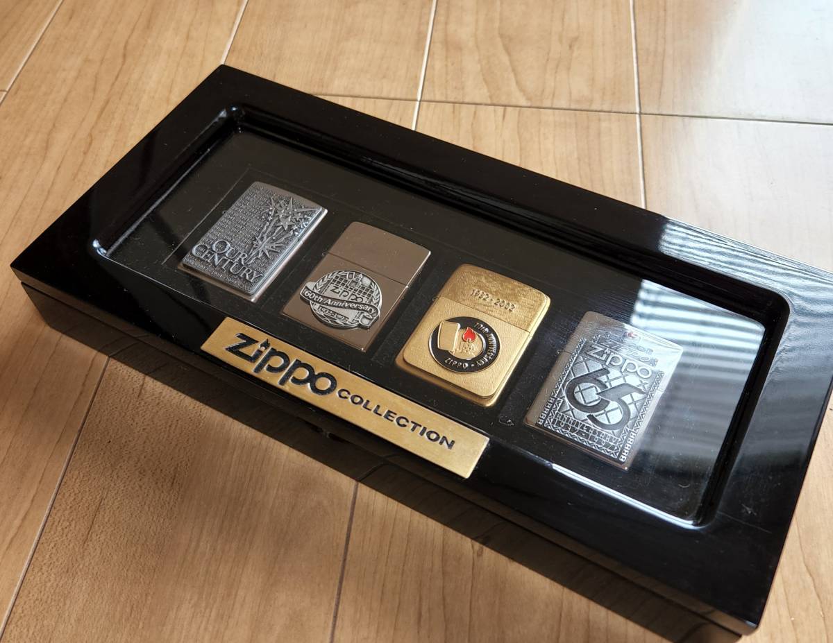 Zippo ジッポライター 4個セット ※コレクションケース付き(Zippo 