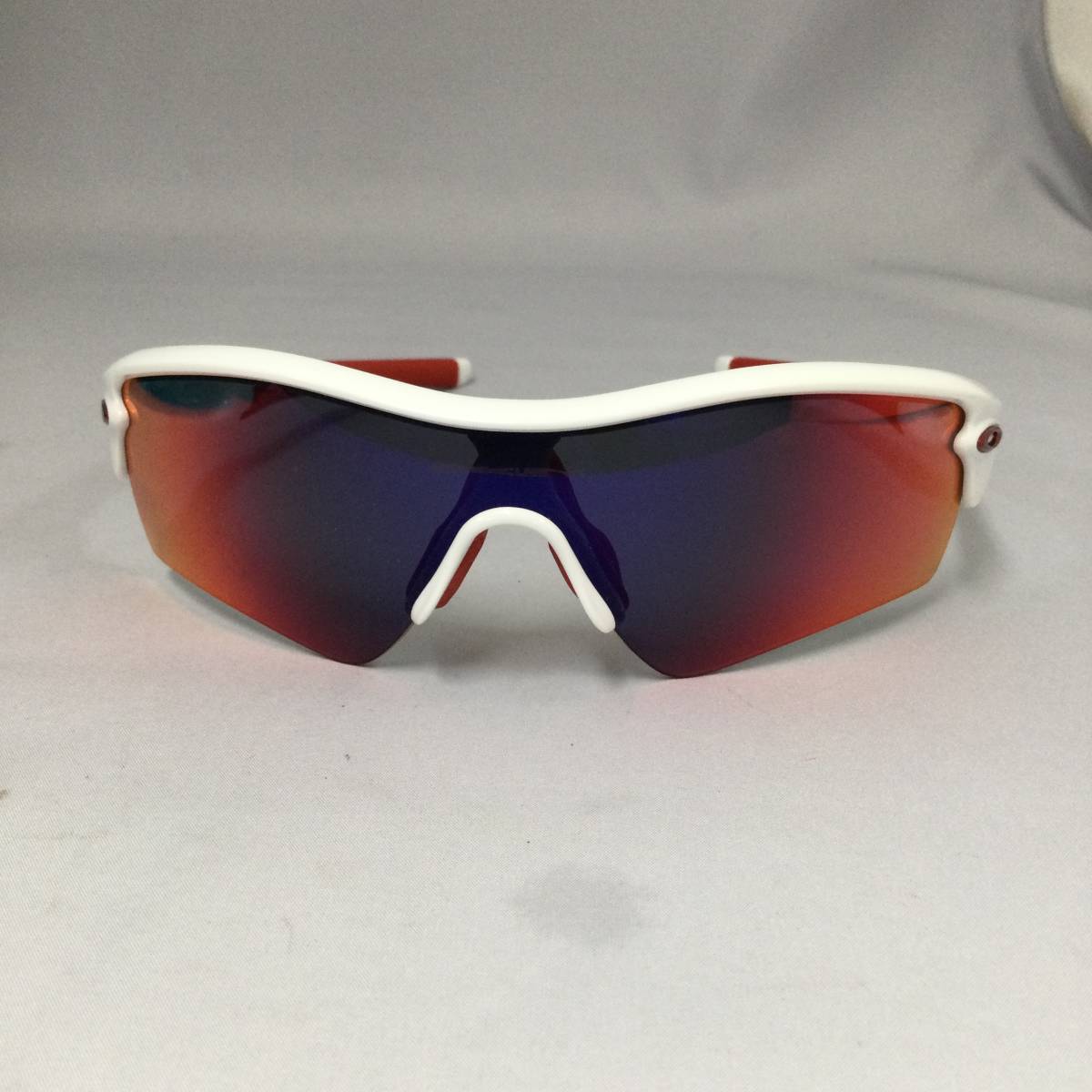 040817 212933 OAKLEY オークリー サングラス Radar 白×赤 09-721J 