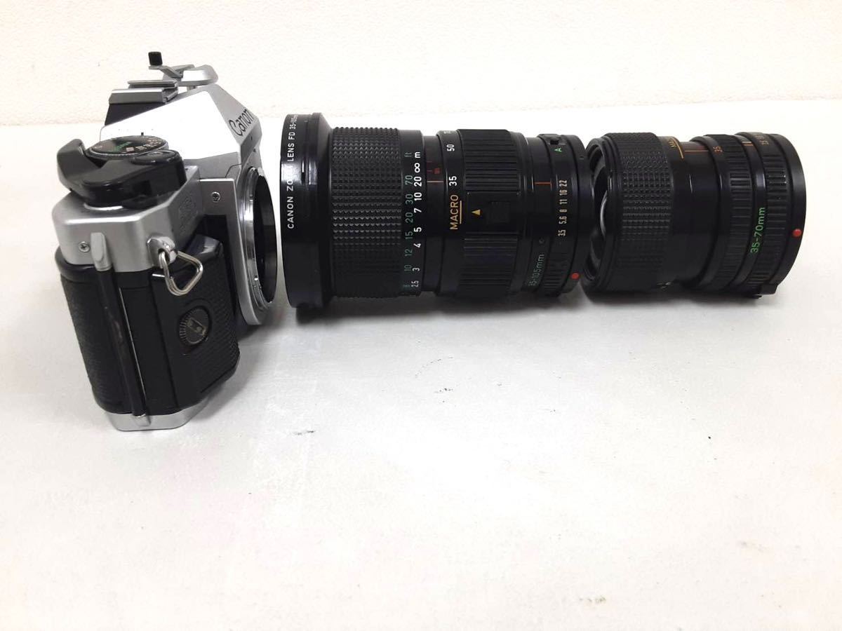 動作未確認】Canon AE-1 35-70mm 1:3.5-4.5 35-105mm 1:3.5 シャッター