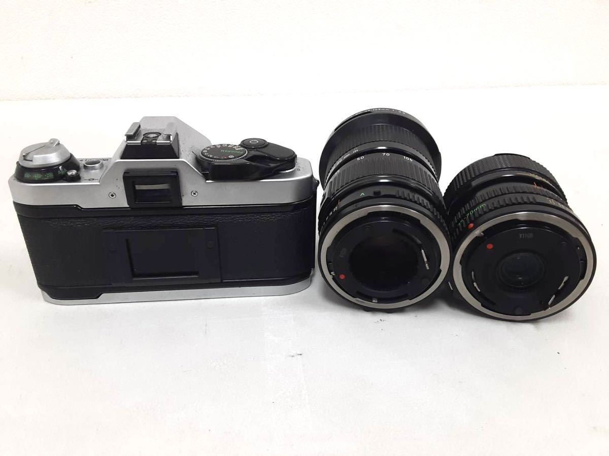 動作未確認】Canon AE-1 35-70mm 1:3.5-4.5 35-105mm 1:3.5 シャッター