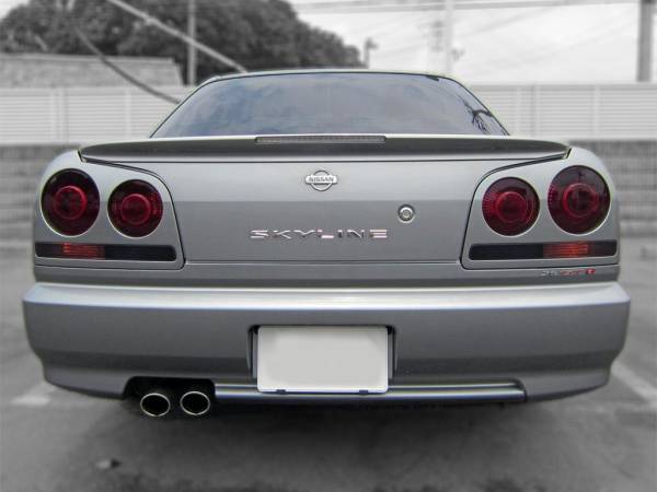 Tint+ 何度も貼れる スカイライン R34 セダン テールランプ スモーク 