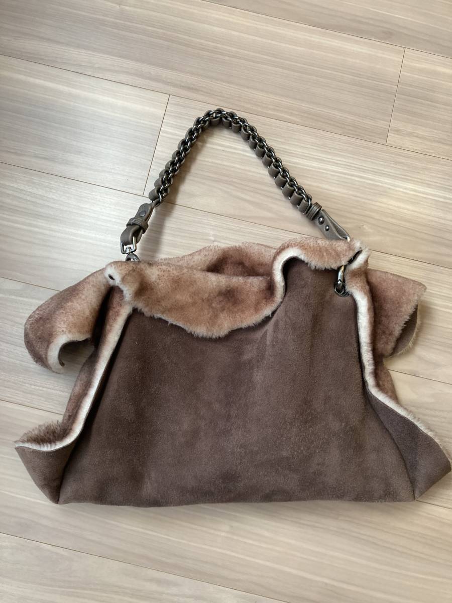 定番，格安 JAMIN PUECH ジャマンピュエッシュ ムートン トート ショルダーバッグ(スエード)｜売買されたオークション情報、yahooの商品情報をアーカイブ公開 - オークファン スエード