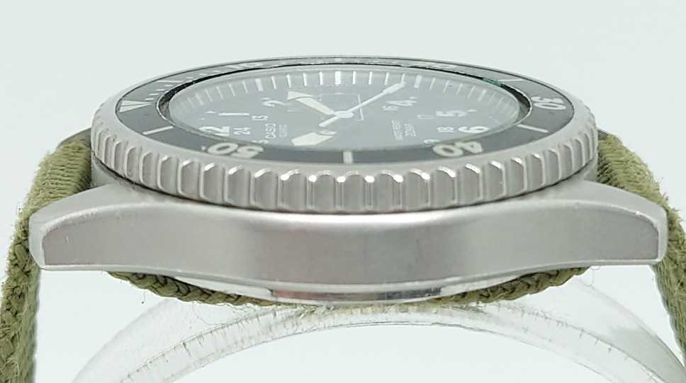 CASIO QUARTZ MD-707 ミリタリーダイバーメンズ 腕時計3針