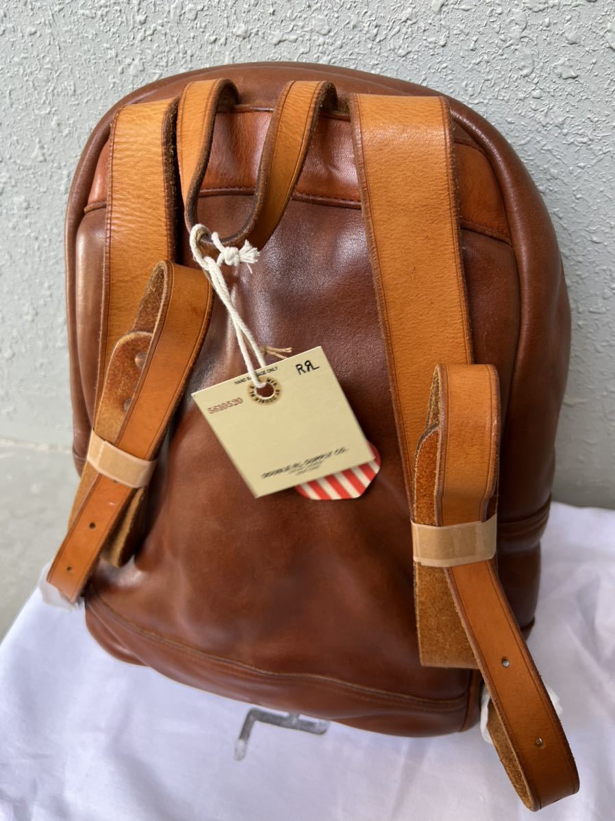 新品】RRL ダブルアールエル レザー リュック バックパック レザー