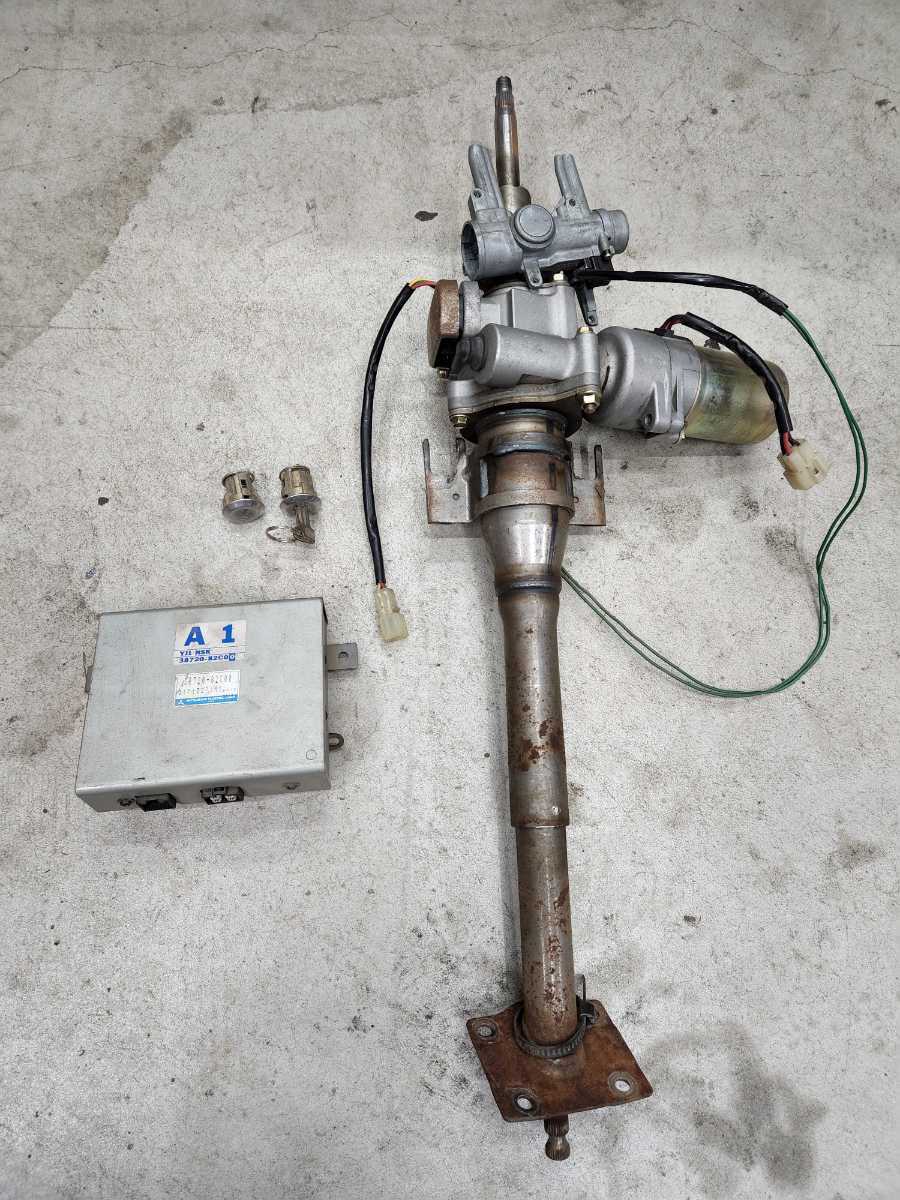 ぷ*ー様 スズキJA22 ジムニー電動パワステ、コンピューターなどセット ジムニーJA22 純正 電動パワステ＋コンピューター フルセット 03