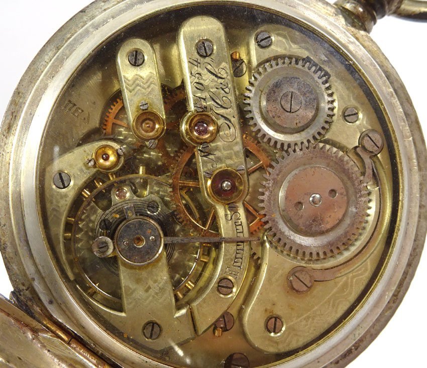 ア14. 懐中時計（0.800刻印）不動 ジャンク品 - メルカリ