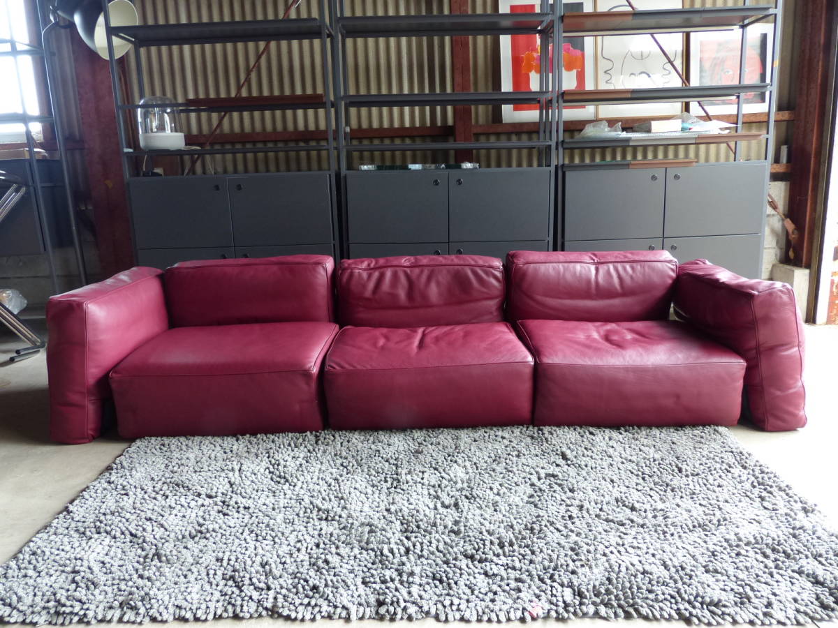 Cassina（カッシーナ）｜LC3｜三人掛け用シーター・クッションのみ｜革