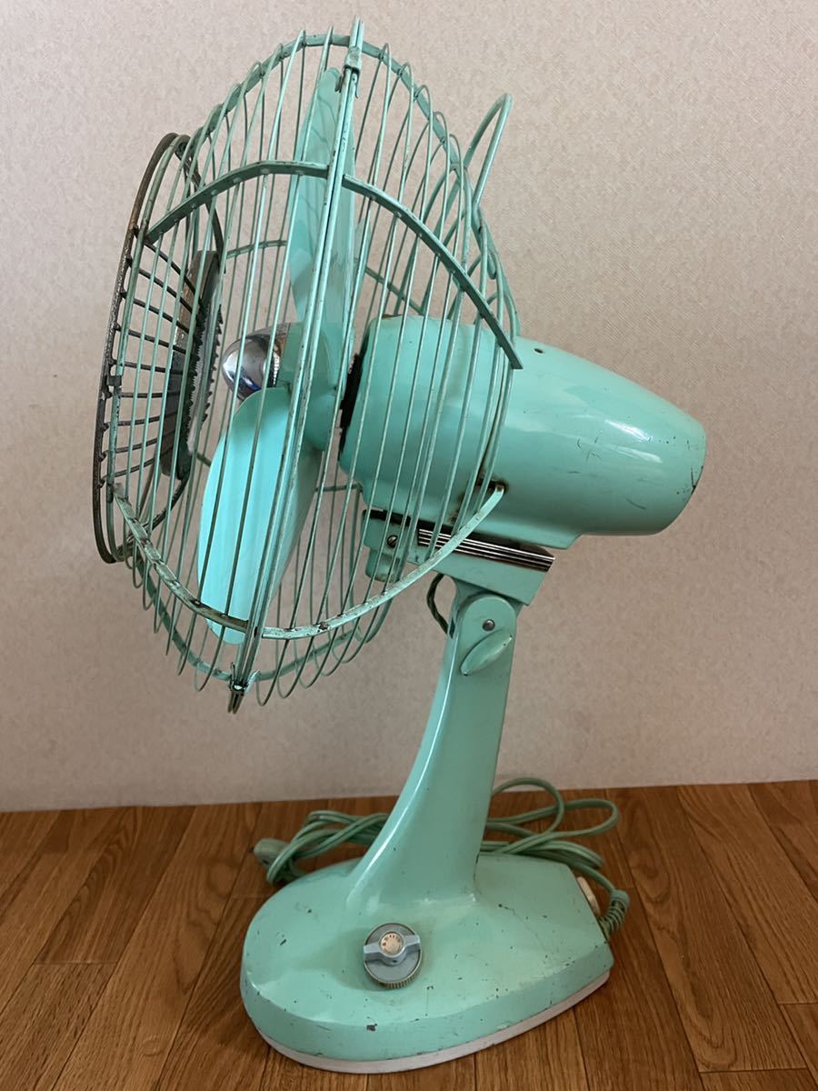 三菱電機 レトロ扇風機 本体 ミントグリーン 三菱 - 三菱扇風機 レトロ