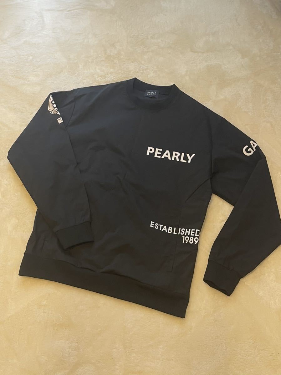 ☆美品☆ PEARLY GATE パーリーゲイツ　メンズ size5(Lサイズ)トレーナー ウインドブレーカー ブラック_3